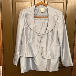 Liz Baker Powder Blue Skirt Suit